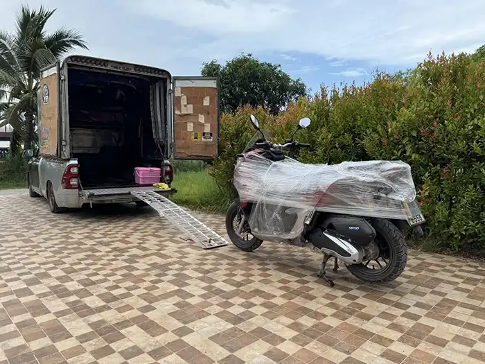 ส่งรถมอไซค์